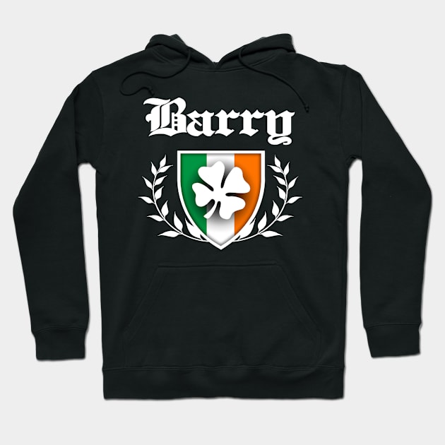 Barry Shamrock Crest Hoodie by robotface